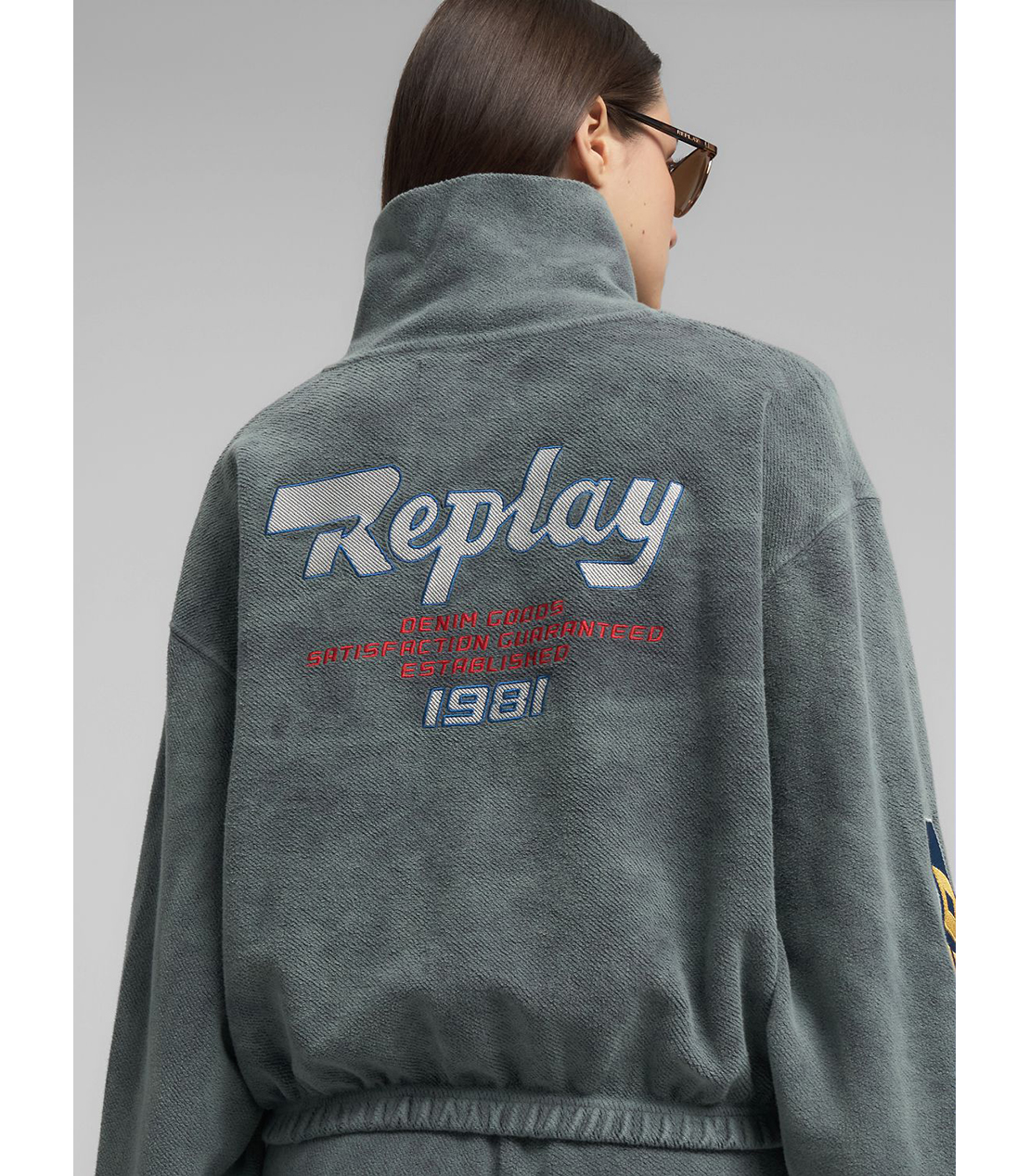 ハイネックハーフジップスウェットシャツ（セットアップ） 詳細画像 ブラックボード 7